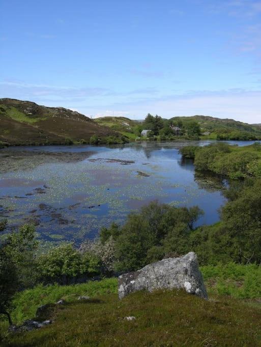 Blar Na Leisg, Self Catering Lodge 2. Drumbeg Bagian luar foto